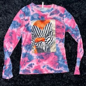 Tie-Dye Long Sleeve Shirt